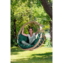 Load image into Gallery viewer, Globo Single Green Hanging Chair - (Weatherproof) - Amazonas Online UK