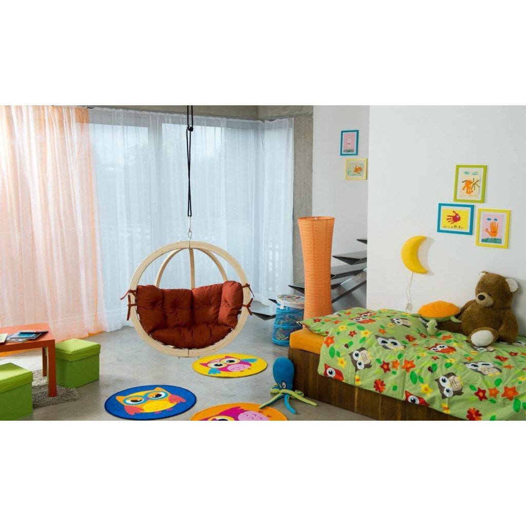 Globo Single Terracotta Hanging Chair - Amazonas Online UK