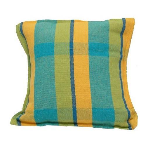 Brazilian Hammock Pillow - Mustard Blue