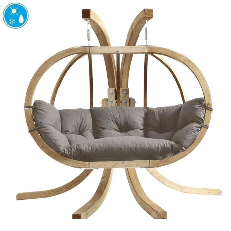 Globo royal double seater hanging chair set Outlet